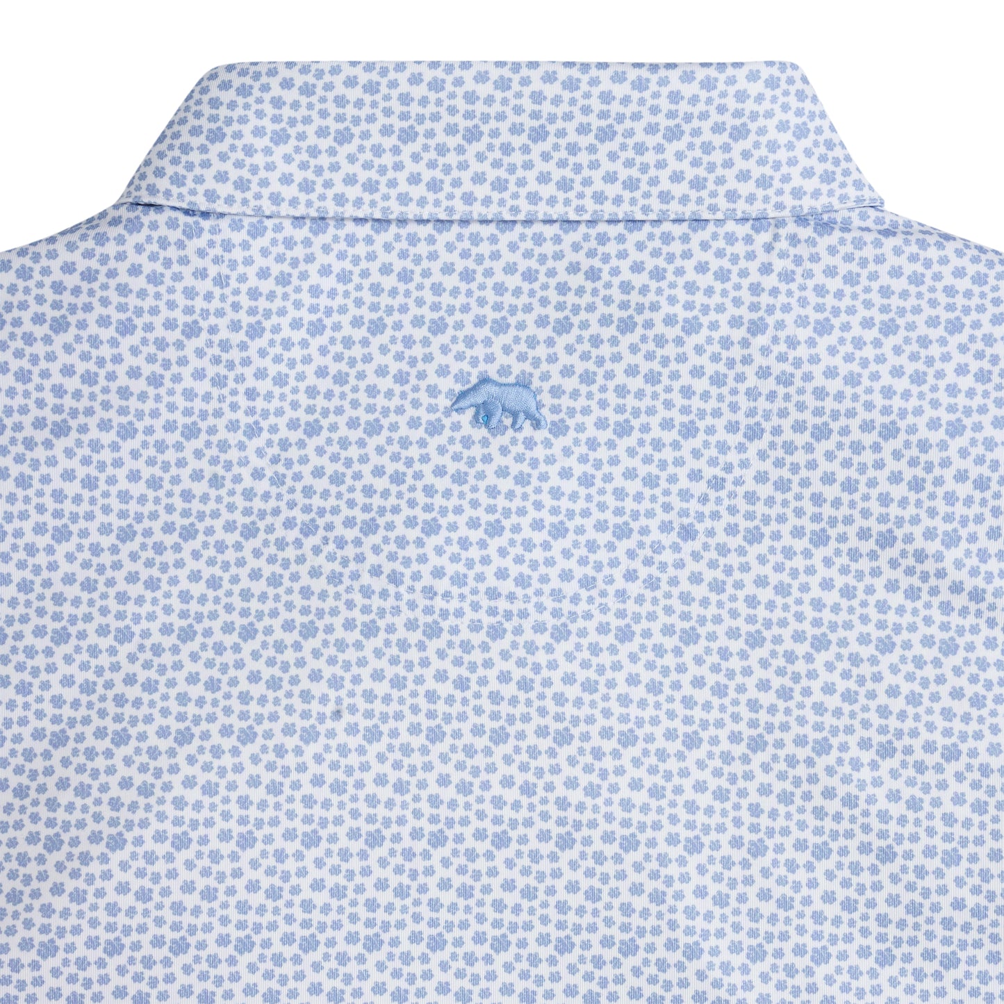Magnolia Printed Performance Polo - Heron