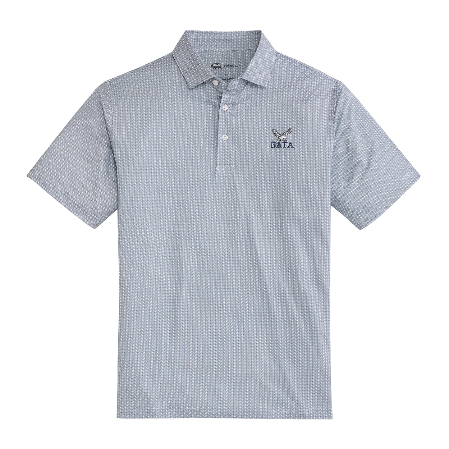 Georgia Southern GS Printed Performance Polo - White
