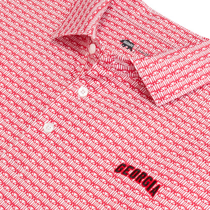 UGA Arches Printed Performance Polo