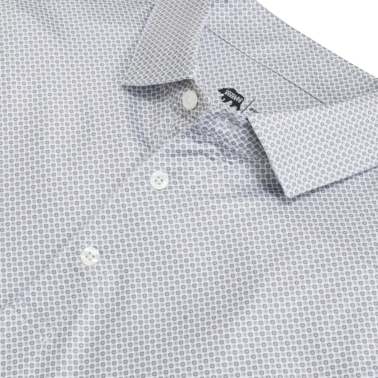 League Printed Performance Polo - Nine Iron