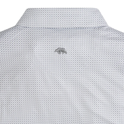 League Printed Performance Polo - Nine Iron