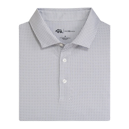 League Printed Performance Polo - Nine Iron