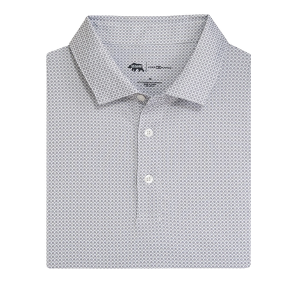League Printed Performance Polo - Nine Iron