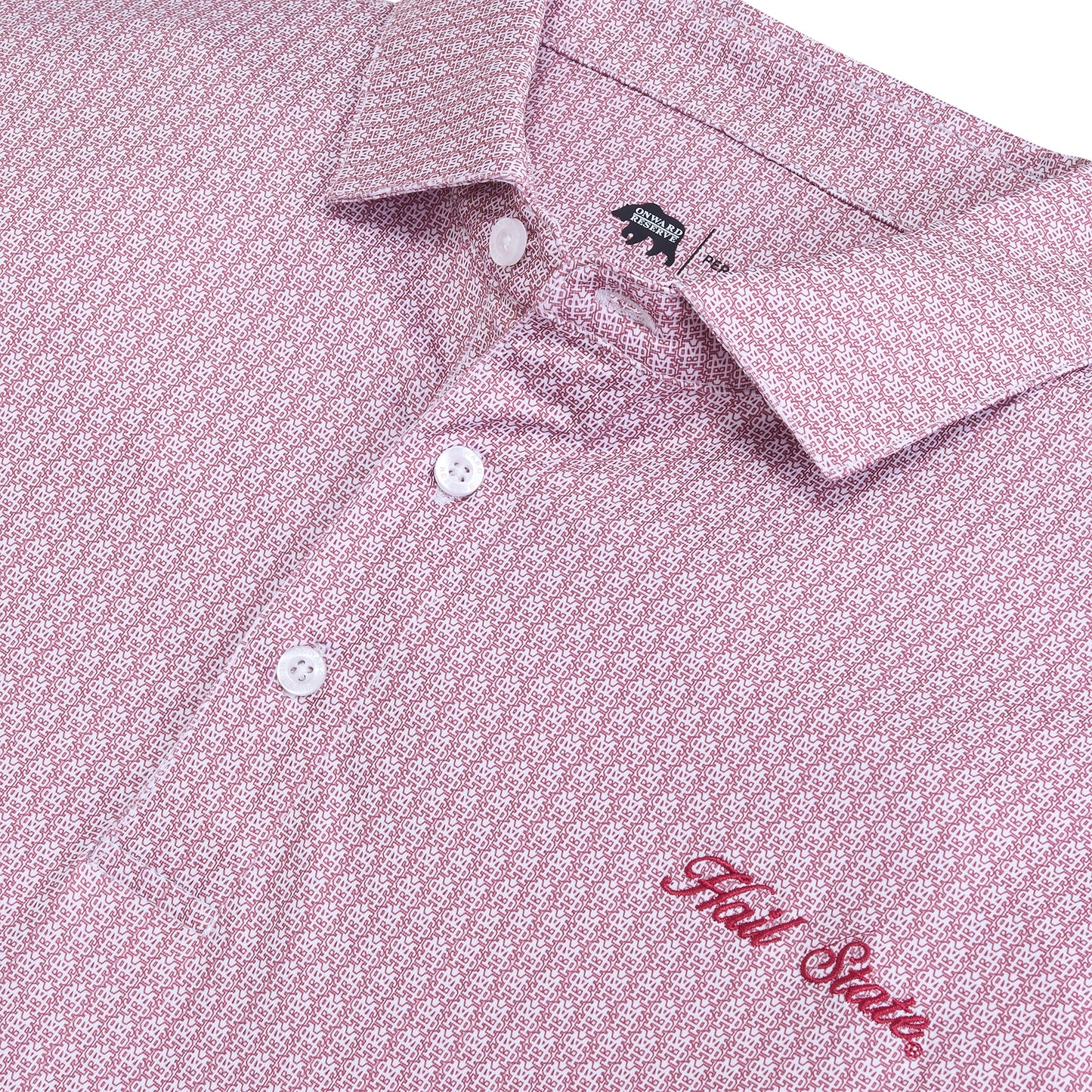 Mississippi State MS Printed Performance Polo