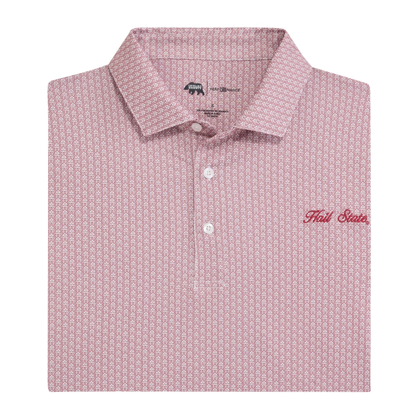 Mississippi State MS Printed Performance Polo