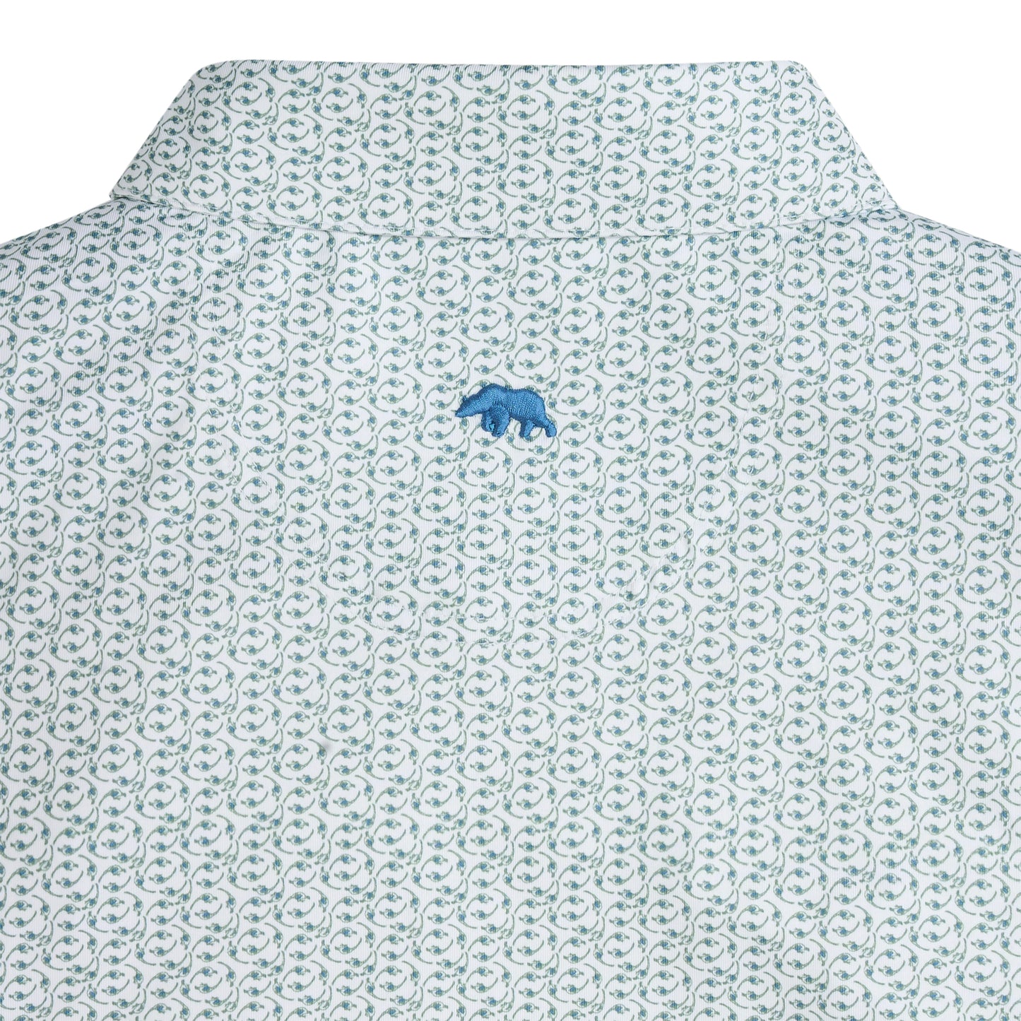 Bevy Printed Performance Polo - Hedge