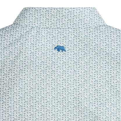 Bevy Printed Performance Polo - Hedge