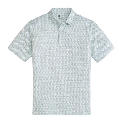 Bevy Printed Performance Polo - Hedge