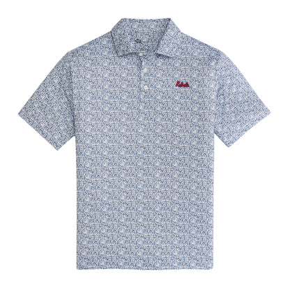 Ole Miss Icons Printed Performance Polo