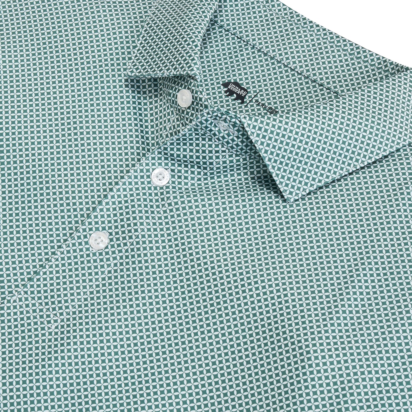 Scope Printed Performance Polo - Green
