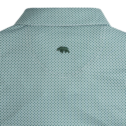 Scope Printed Performance Polo - Green