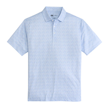 Snack Bar Printed Performance Polo - Orchid