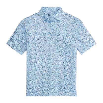 Take Me Out Printed Performance Polo - Endless Sky