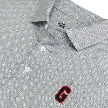 UGA Bone Yard Printed Performance Polo