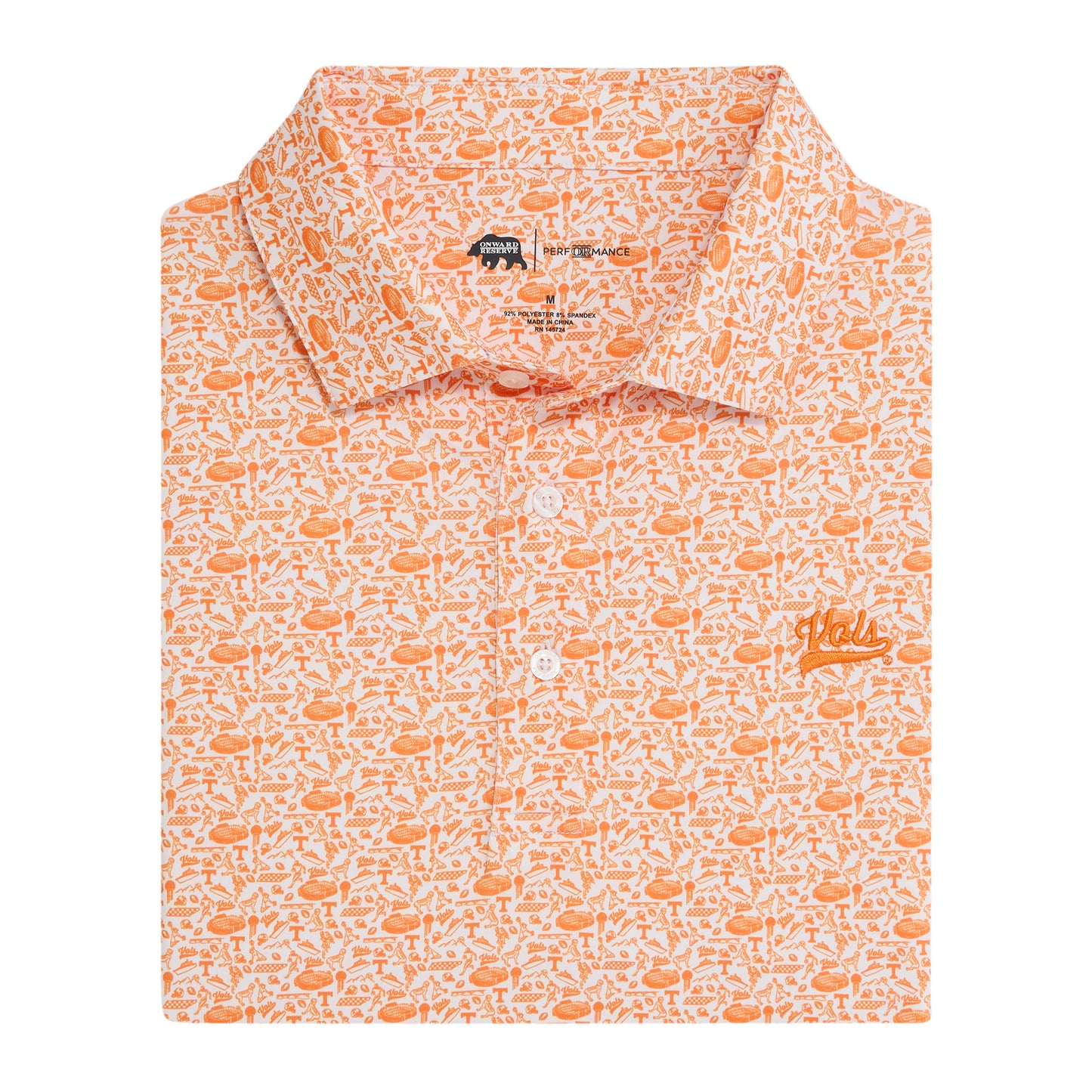 Tennessee Icons Printed Performance Polo