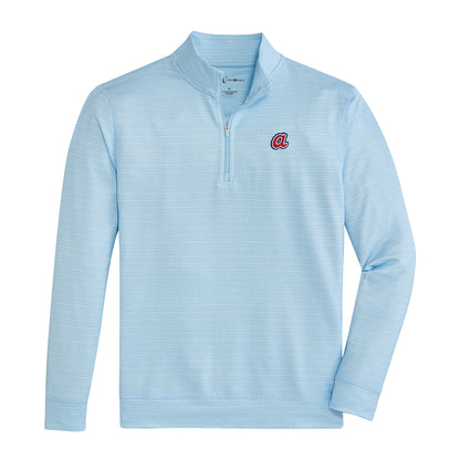 Atlanta Braves Feather Printed Performance 1/4 Zip - White