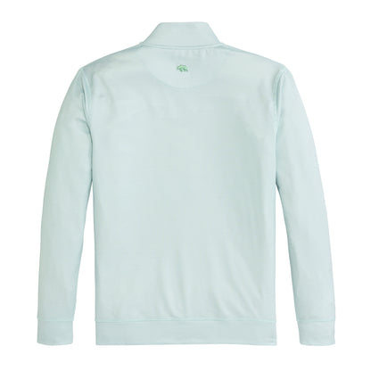 Hairline Stripe Printed Performance 1/4 Zip - Aquifer