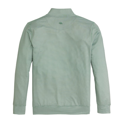 Hairline Stripe Printed Performance 1/4 Zip - Ivy