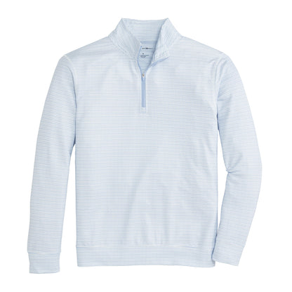 Lake Stripe Printed Performance 1/4 Zip - Clearwater