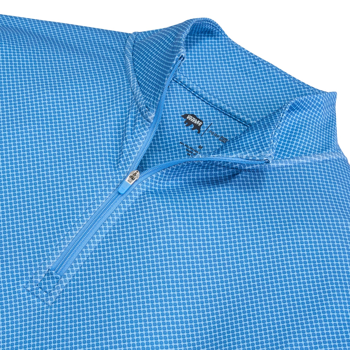 League Printed Performance 1/4 Zip - Riverside
