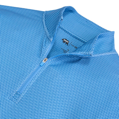 League Printed Performance 1/4 Zip - Riverside