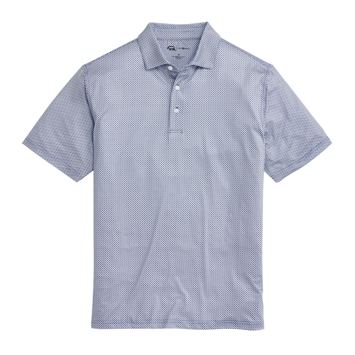 Scope Printed Performance Polo - Blue Horizon