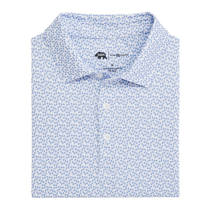 Thistle Printed Performance Polo - Daybreak