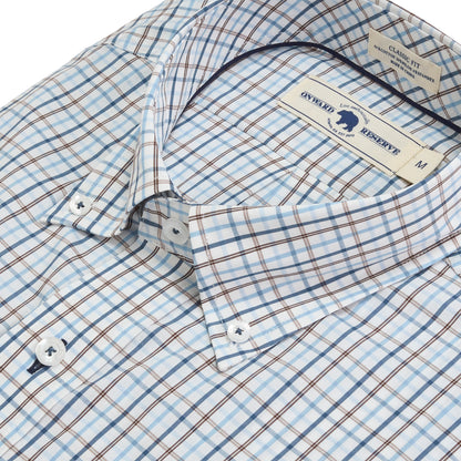 Noble Classic Fit Quad Shirt - Chocolate