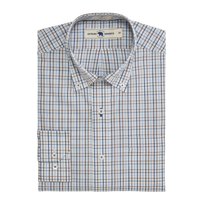 Noble Classic Fit Quad Shirt - Chocolate