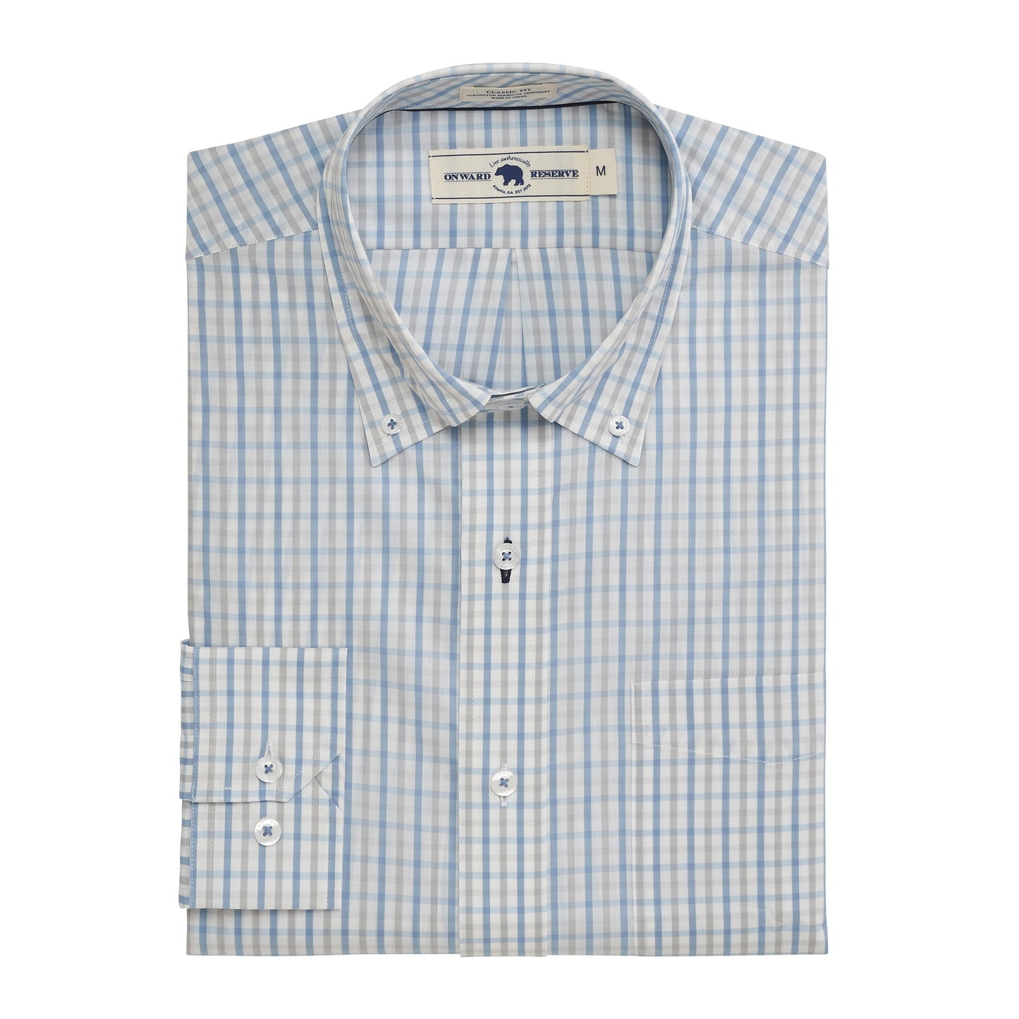 Outboard Classic Fit Quad Shirt - Harbor Mist