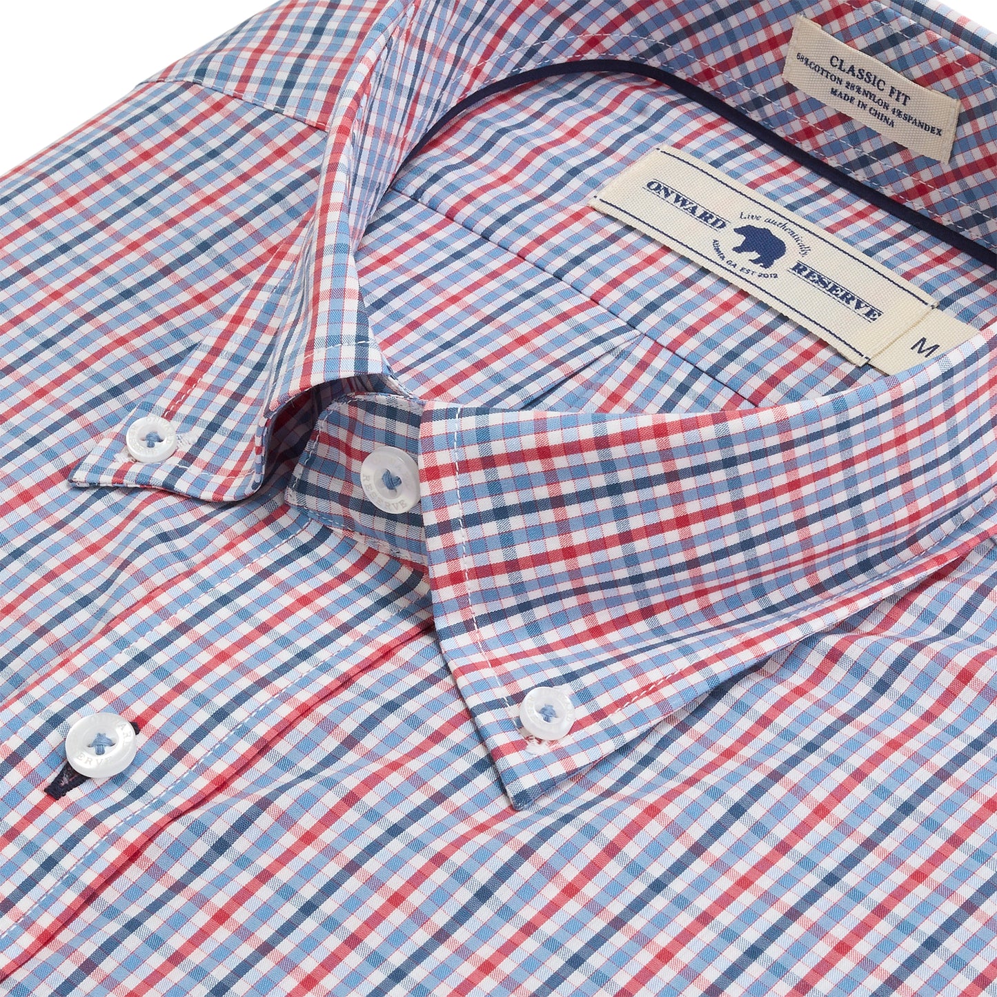 Warden Classic Fit Quad Shirt - Ensign Blue