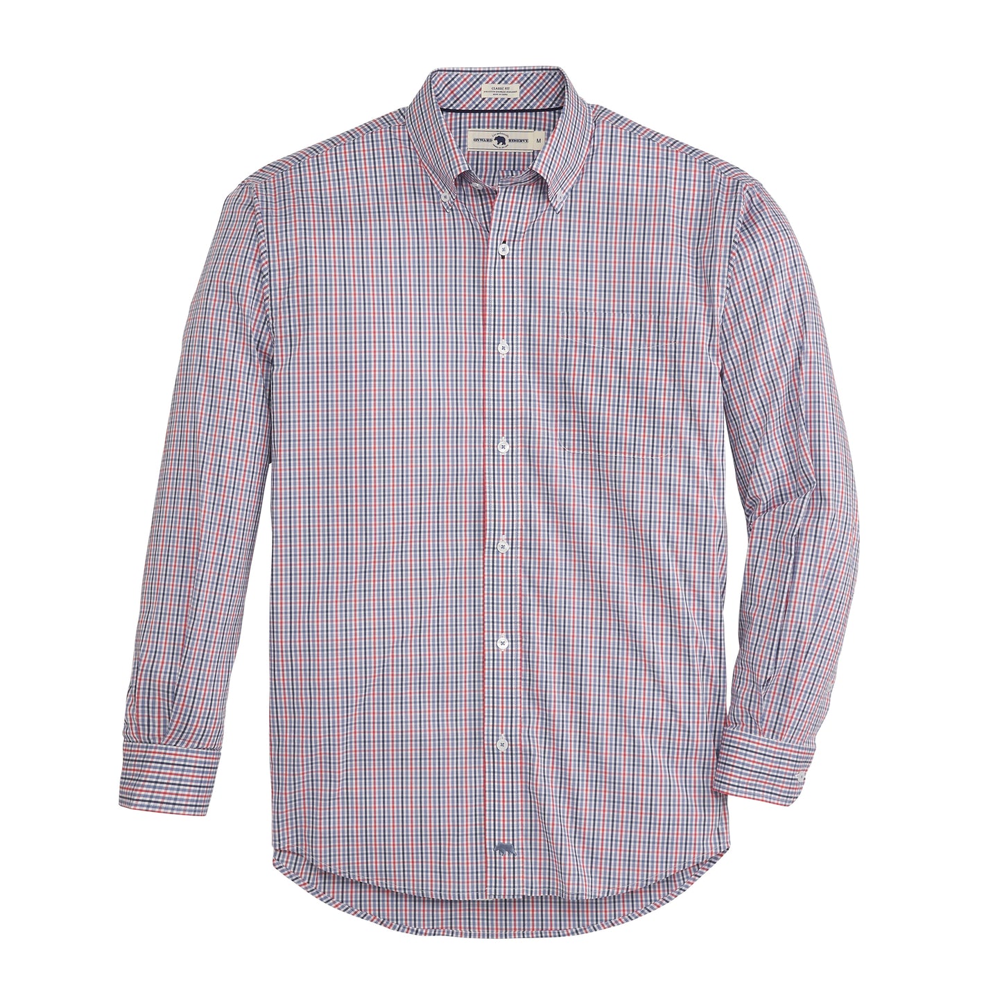 Warden Classic Fit Quad Shirt - Ensign Blue