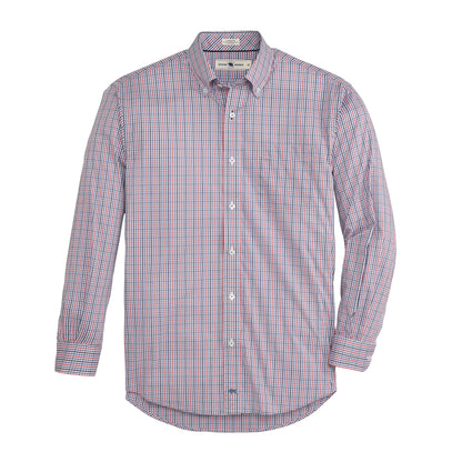 Warden Classic Fit Quad Shirt - Ensign Blue