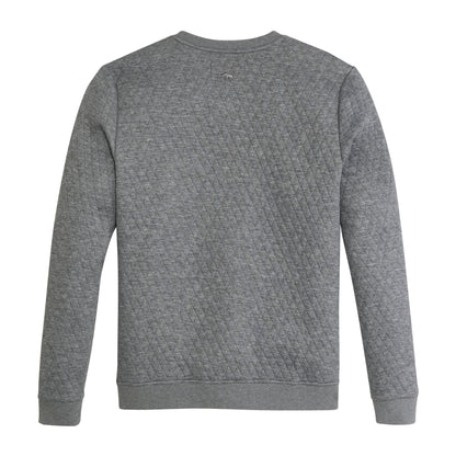 Clarke Quilted Crewneck - Harbor Mist