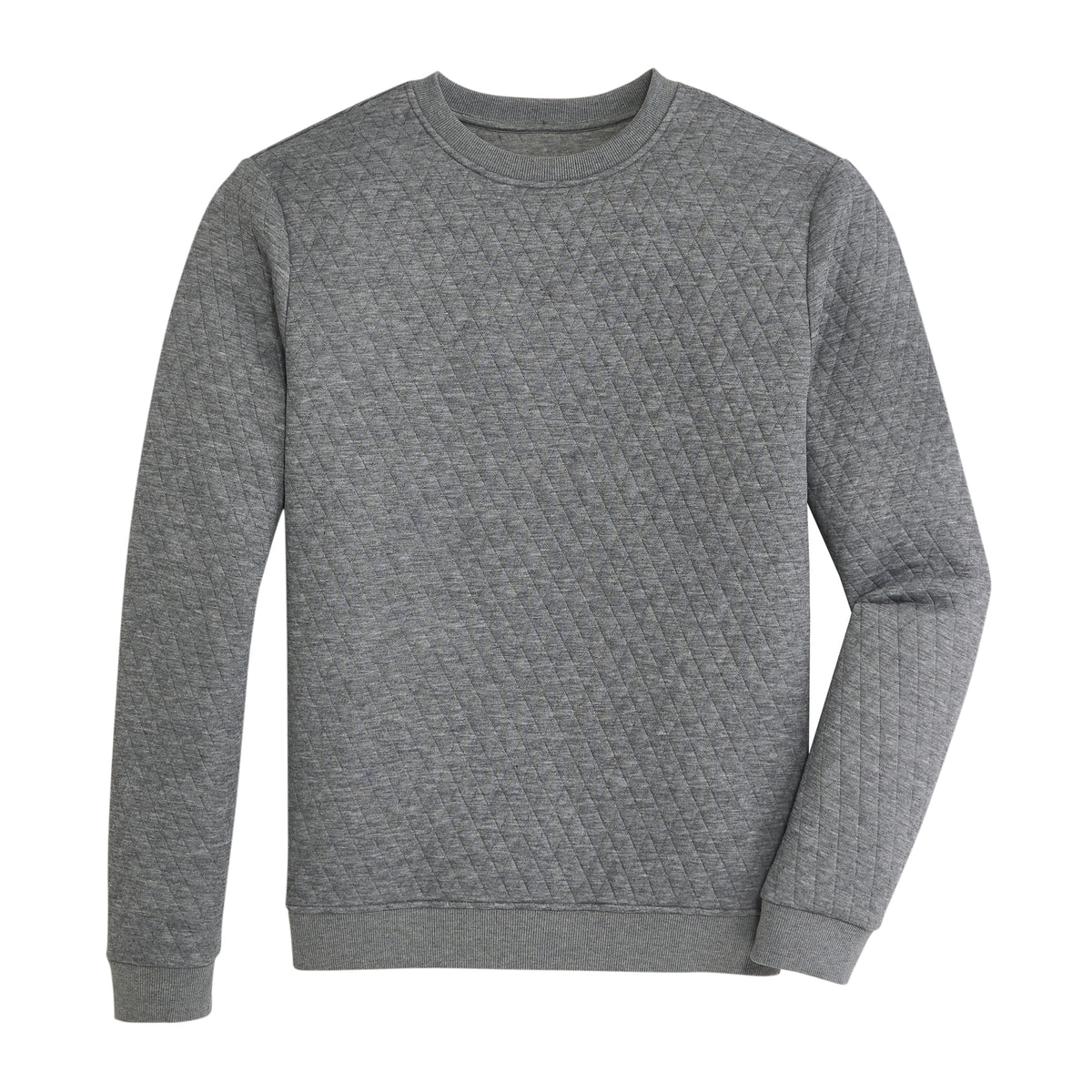 Clarke Quilted Crewneck - Harbor Mist