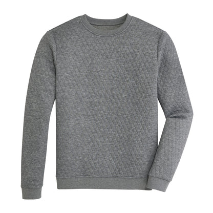 Clarke Quilted Crewneck - Harbor Mist