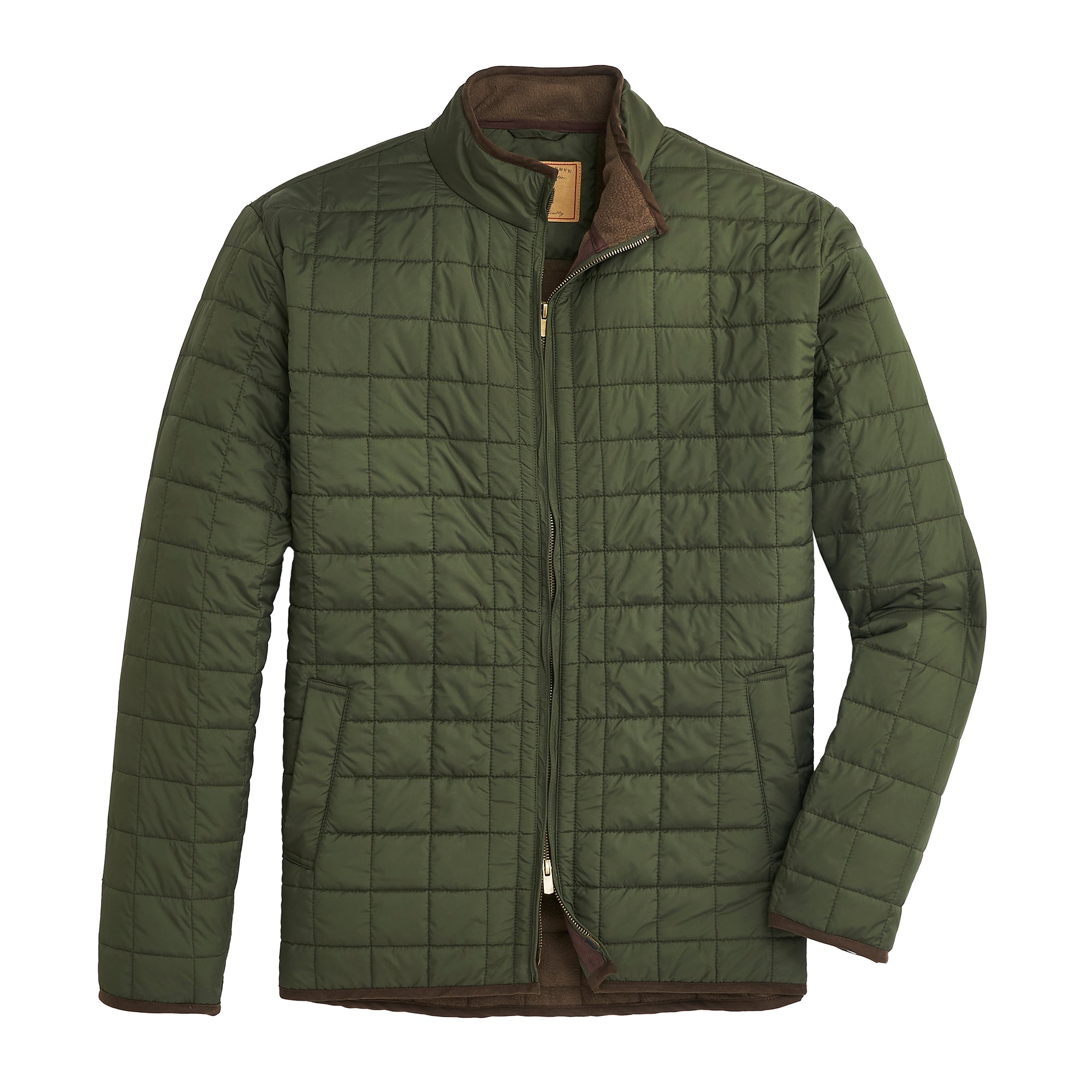 Onward Reserve Grid Quilted Jacket Olive M Olive