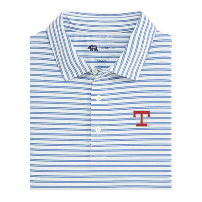 Texas Rangers Cooperstown Wedge Stripe Performance Polo
