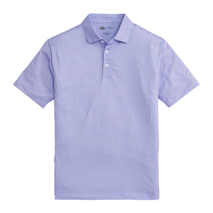 Range Printed Performance Polo - Flamingo Plume