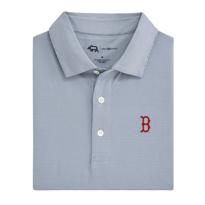 Boston Red Sox Hairline Stripe Performance Polo
