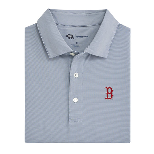 Boston Red Sox Hairline Stripe Performance Polo