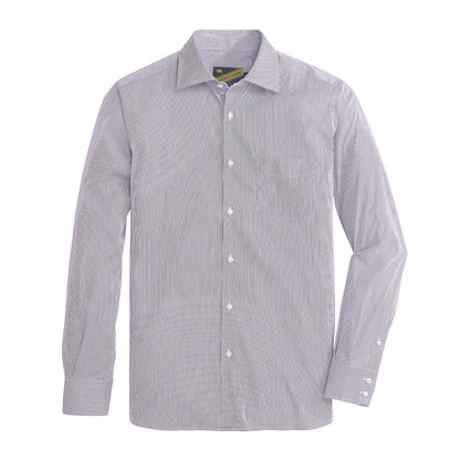 Daybreak Ticking Stripe Reserve Spread Collar - Daybreak