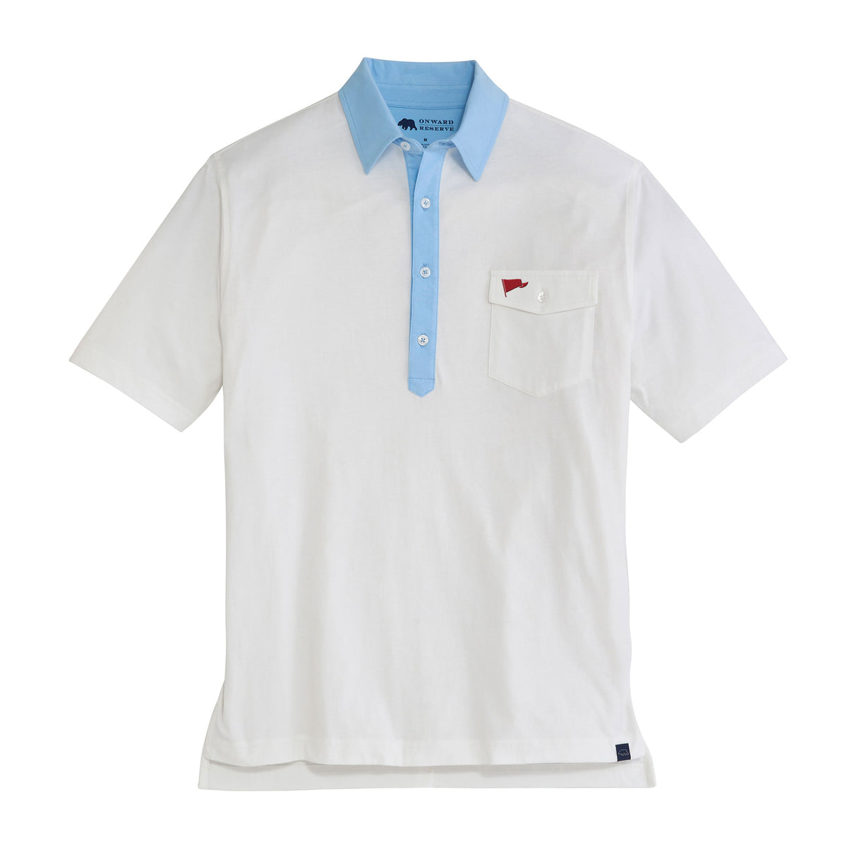 Yea! Alabama Pennant Old School Rivalry Polo - Sky