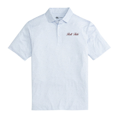 Roll Tide Vintage Script Tailgate Games Printed Performance Polo - Open Air