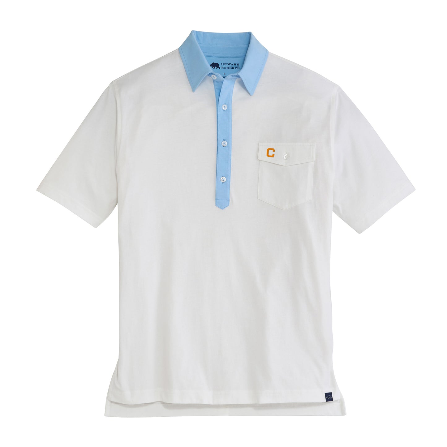 Clemson Vintage Block C Old School Rivalry Polo - Sky