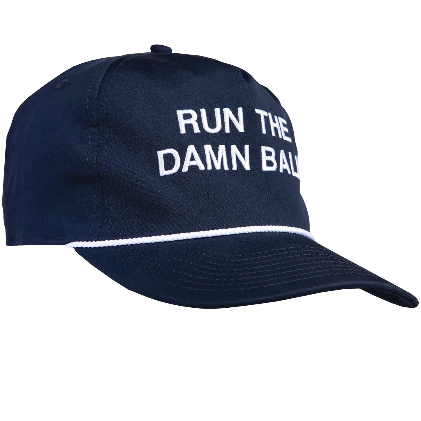 Run The Damn Ball Hat - Navy / White