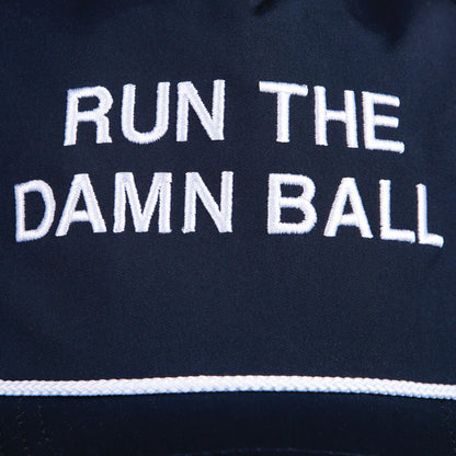 Run The Damn Ball Hat - Navy / White