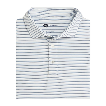 Scout Stripe Performance Polo - True Navy