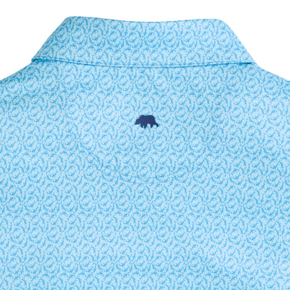 Fins Printed Performance Polo