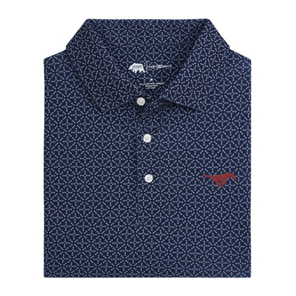 SMU Gameday Printed Performance Polo - Naval Academy